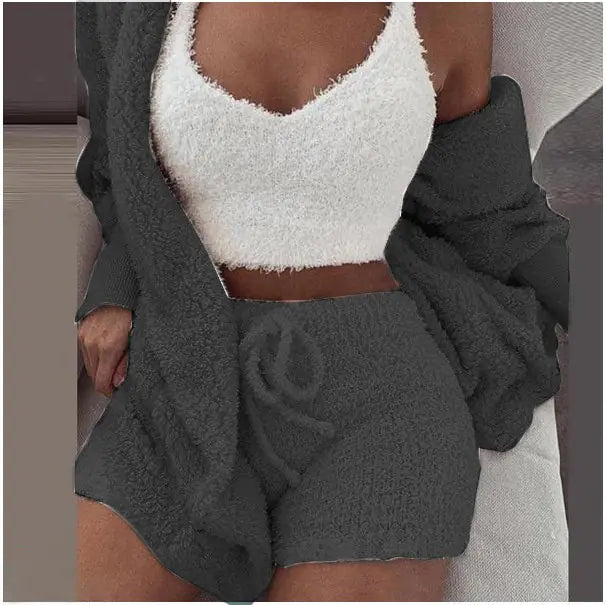 FEELOUNGI™ - Fluffy Three Piece Set