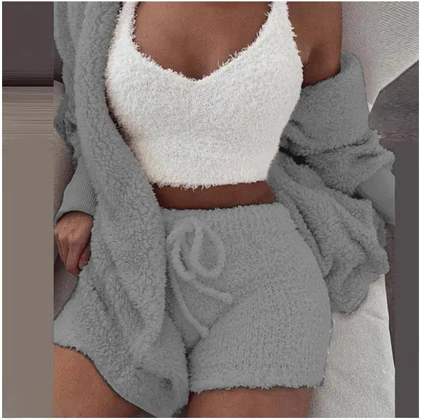 FEELOUNGI™ - Fluffy Three Piece Set