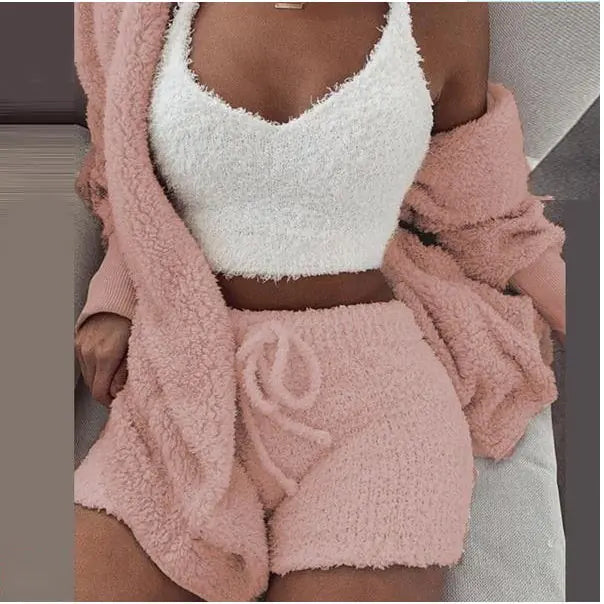 FEELOUNGI™ - Fluffy Three Piece Set