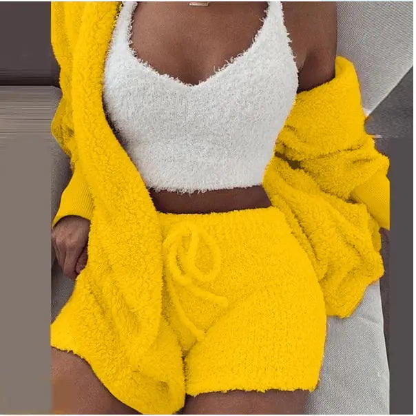 FEELOUNGI™ - Fluffy Three Piece Set