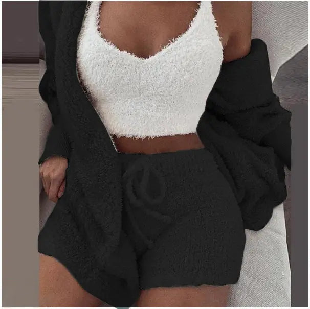 FEELOUNGI™ - Fluffy Three Piece Set