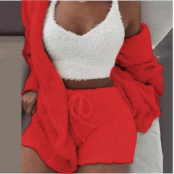 FEELOUNGI™ - Fluffy Three Piece Set