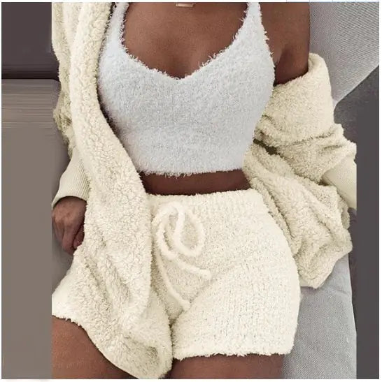 FEELOUNGI™ - Fluffy Three Piece Set