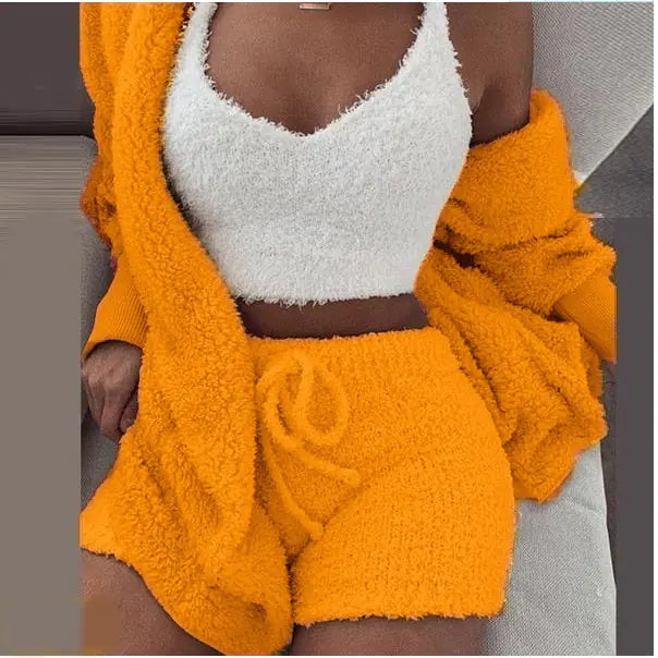 FEELOUNGI™ - Fluffy Three Piece Set