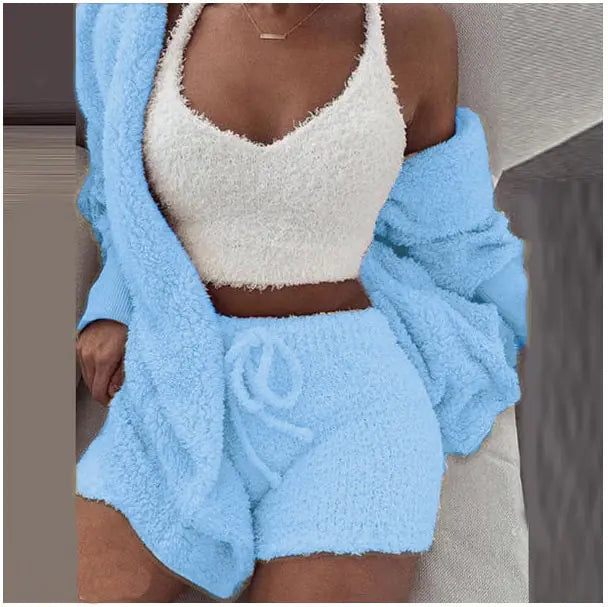 FEELOUNGI™ - Fluffy Three Piece Set
