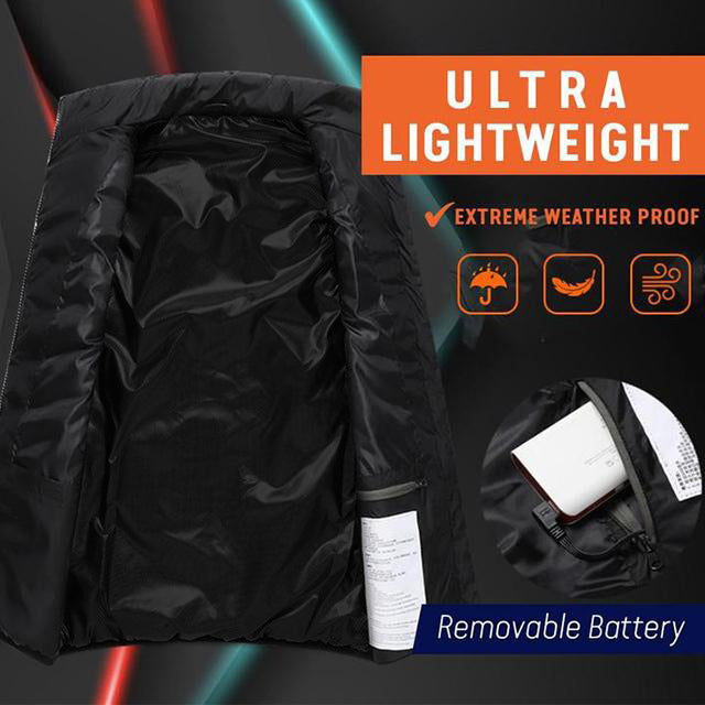 Waterproof Smart Heated Vest - Best Xmas Gift