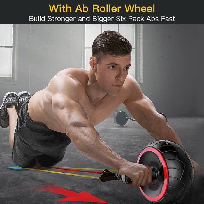 Home Workout Resistance Bands Kit (11 Pieces)