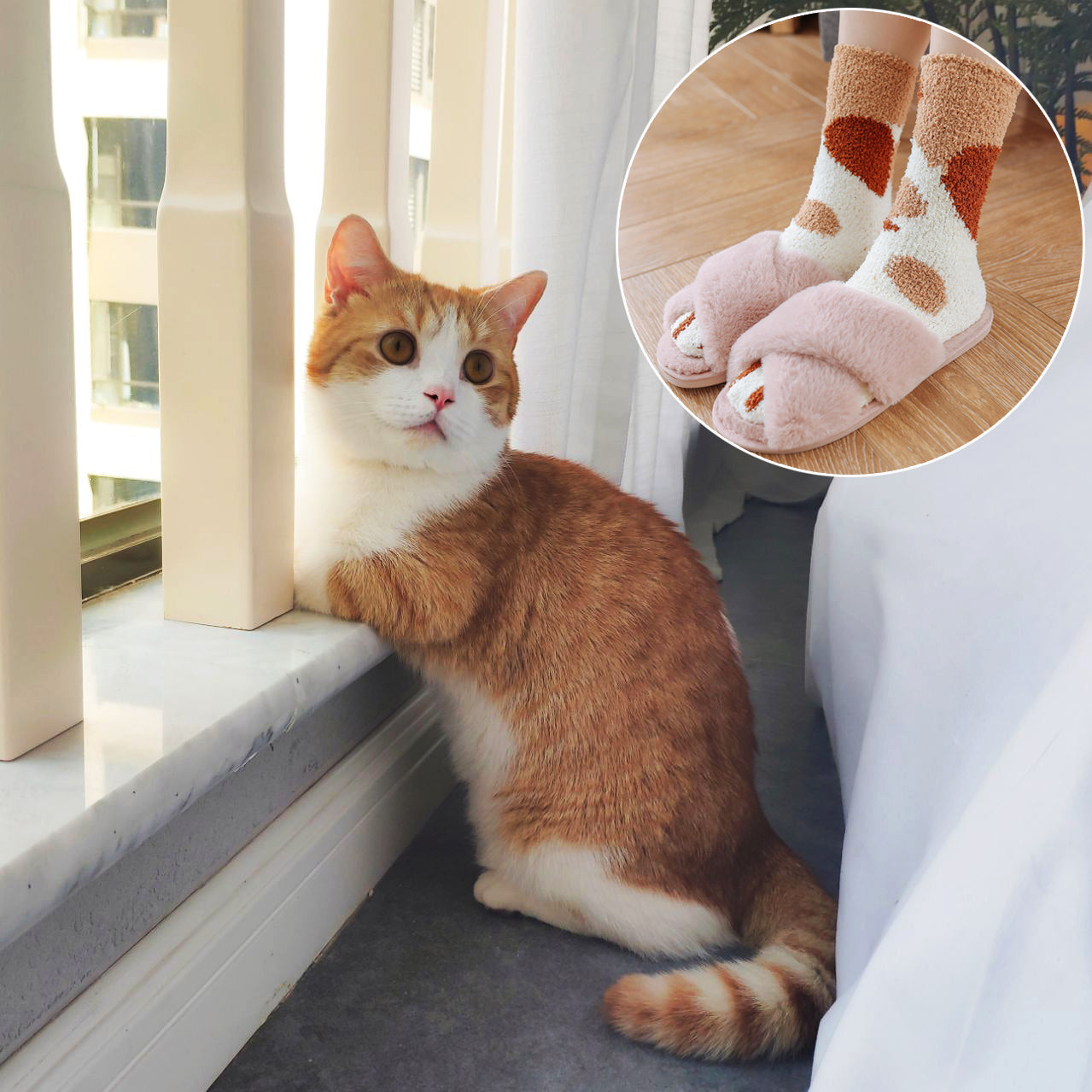 New Premium™ Winter Warm Cat Claws Socks