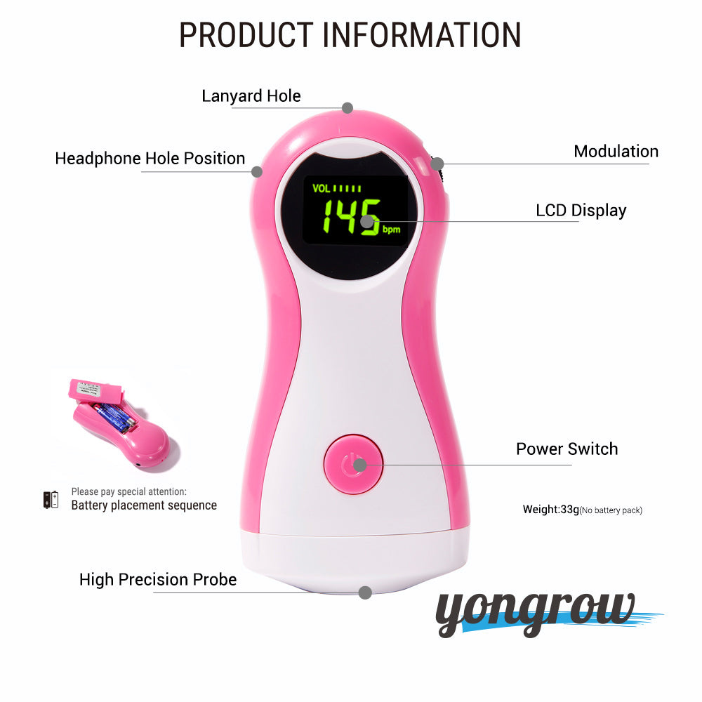 Fetal Doppler Baby Heart Rate Monitor