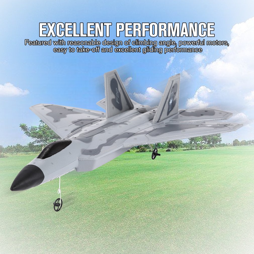 Super RC F-22 Raptor Jet Remote Control Aircraft